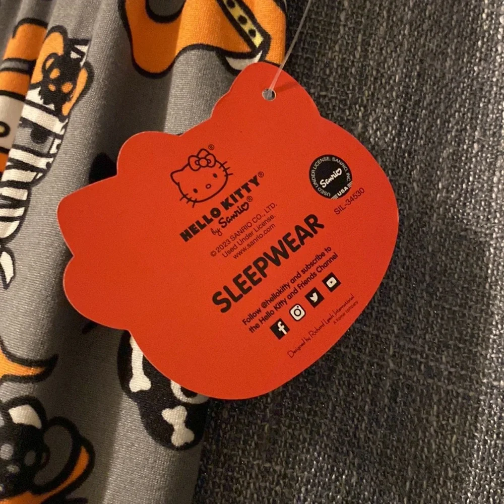 Hello Kitty Viral TikTok Halloween Pajama Pants - Picture 3 of 4